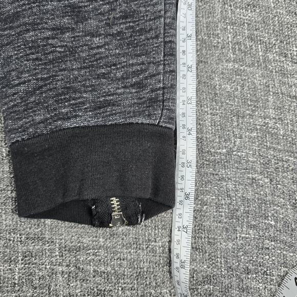 Zara Man Grey Joggers Size XL Zipper Gym Casual Loungewear - Picture 4 of 7